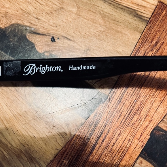 BRIGHTON "Meridian" Women's handmade Black Sunglasses with Original Metal Case - Picture 8 of 11